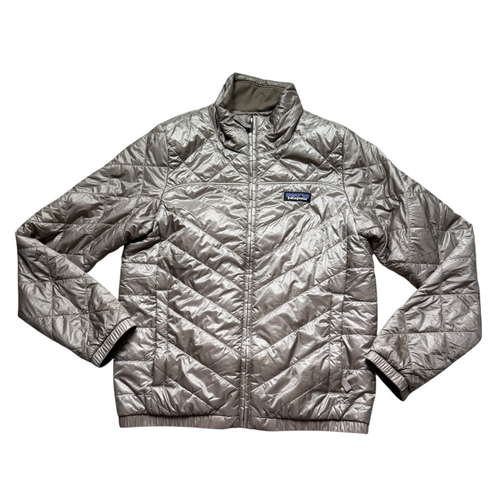 Patagonia Lightweight Bomber Jacket Radlee Sz XS Frost Quilted